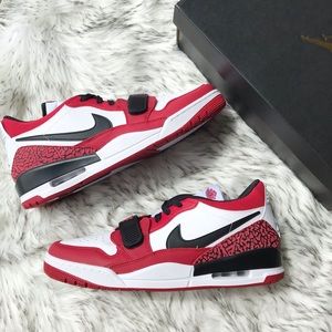 Air Jordan Legacy 312 Low White/Black-Gym Red